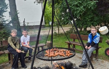 Klasy 5a i 5b na wsp&oacute;lnym ognisku integracyjnym! 4
