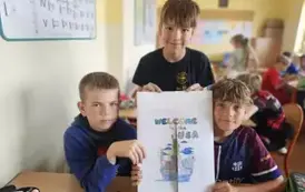 Lapbooki w klasie 4a i 4b 4