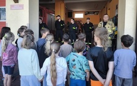 &nbsp;Wycieczka do Ochotniczej Straży Pożarnej w Charzykowach&nbsp; 1