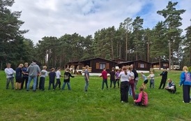 Klasy 5a i 5b na wsp&oacute;lnym ognisku integracyjnym! 3