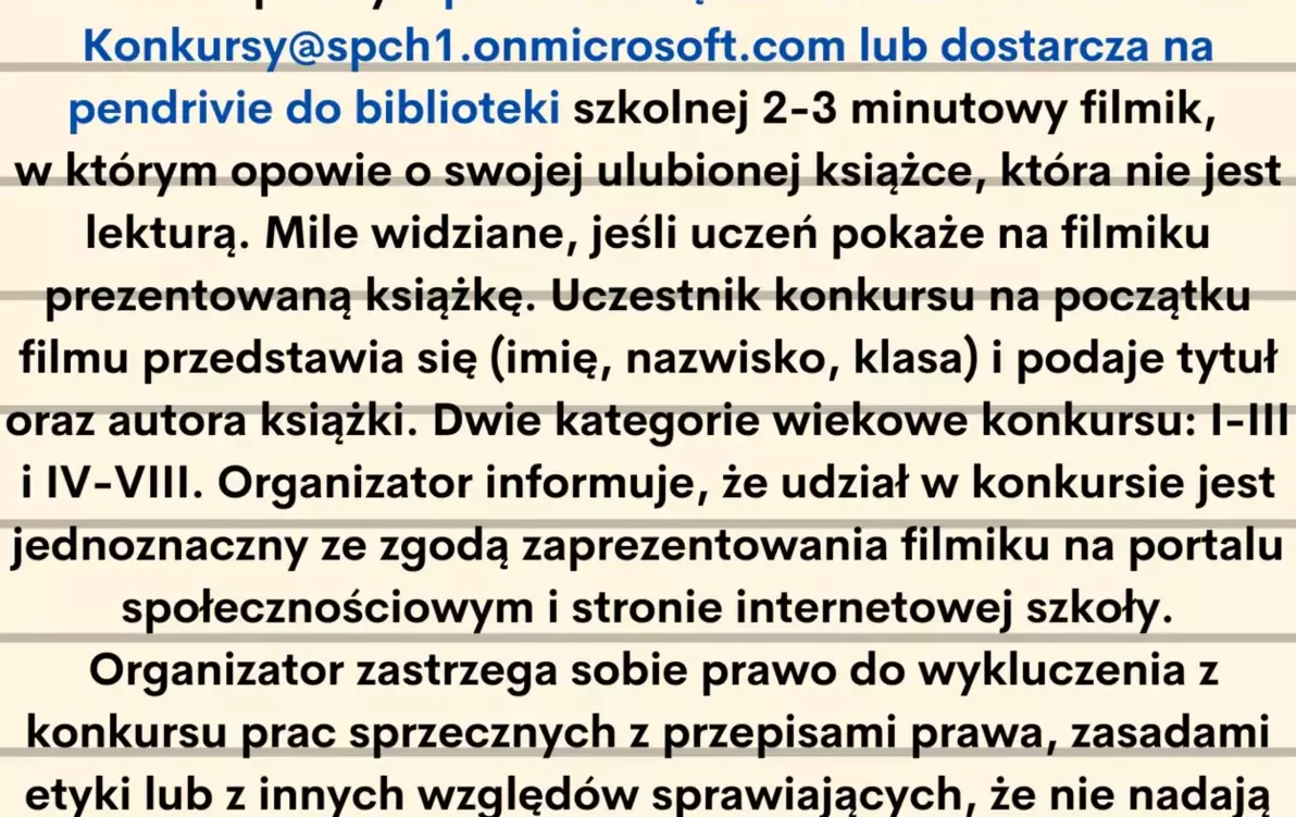 Zdjęcie do Konkurs