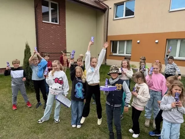 Zdjęcie do Dziś w klasie 2c szukaliśmy zajączka!