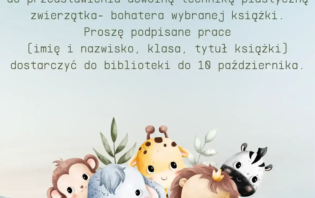 Zdjęcie do Konkurs plastyczny