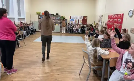 Zdjęcie do Spotkanie z pracownicami pobliskiego schroniska dla zwierząt &bdquo;Przytulisko&rdquo;.