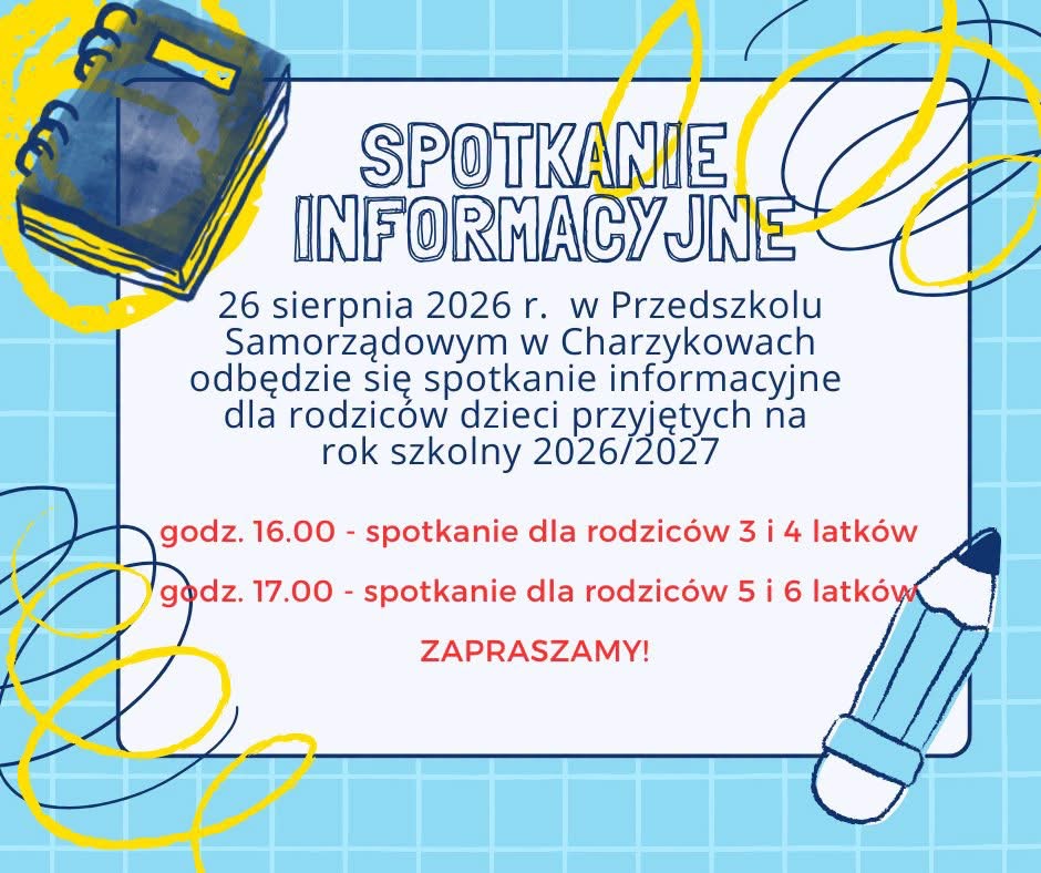 Zdjęcie do SPOTKANIE INFORMACYJNE
